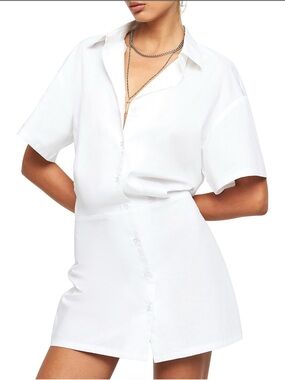 LIONESS PALM BEACH MINI SHIRT DRESS
